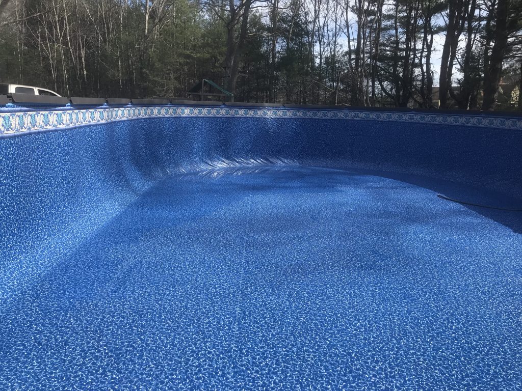 Modern Above Ground Swimming Pool Liner Replacement for Small Space